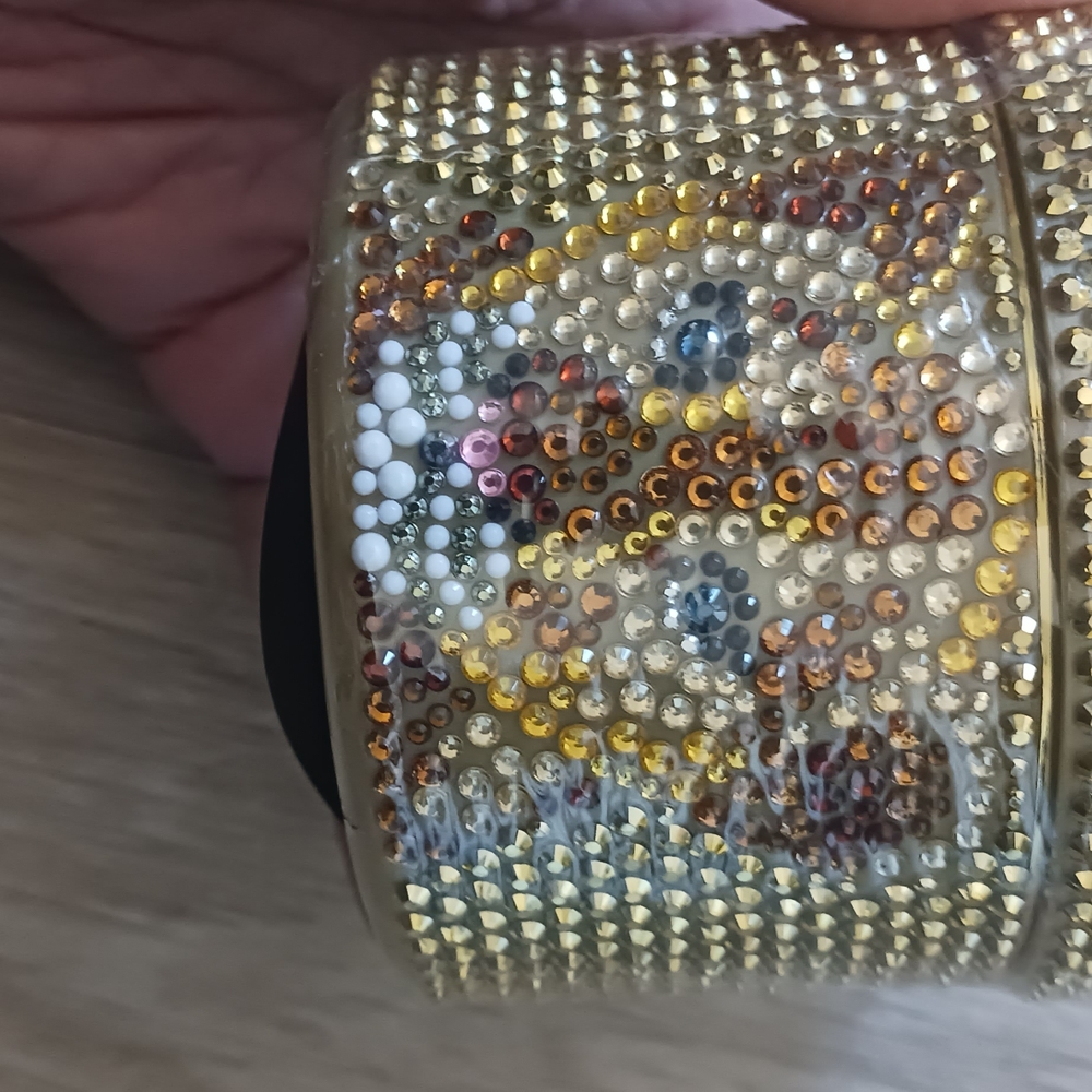 Crystal Embellished Makeup Roll